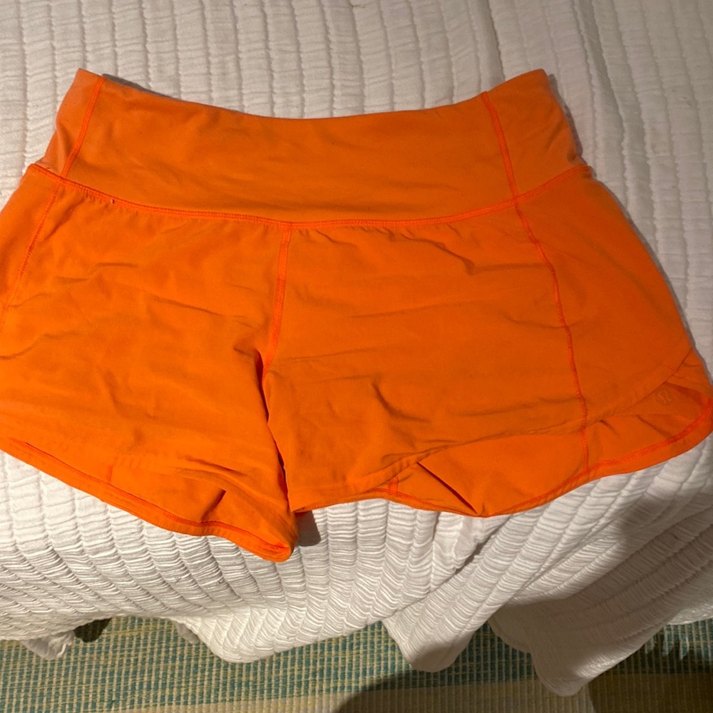lululemon speed up shorts size 4